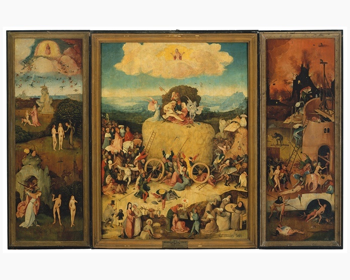 Seven Curiosities from Hieronymus Bosch - The Haywain Triptych (c 1510-16)