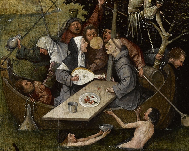 Seven Curiosities from Hieronymus Bosch - The Ship of Fools (c. 1490 - 1500)