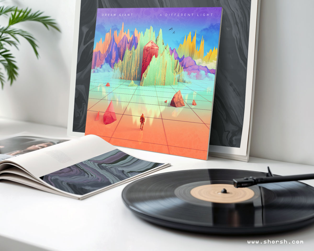 A Different Light, Dream Giant. Cover Artwork by Shorsh