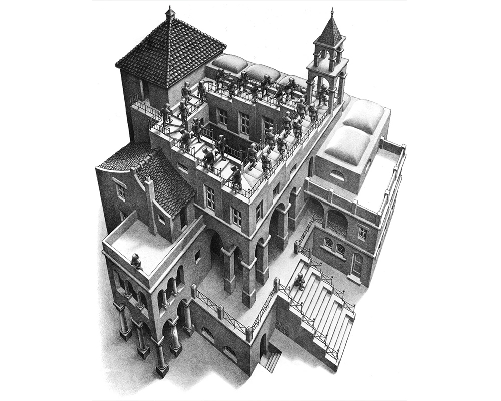 Ascending and Descending  - MC Escher, 1960.