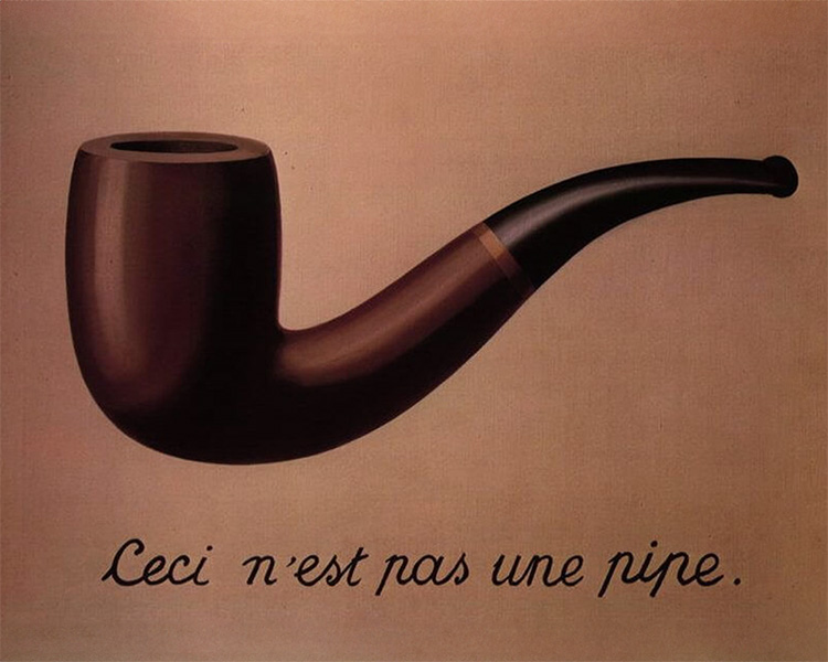 The surreal vision of René Magritte. Image: The Treachery of Images, by René Magritte (1929)
