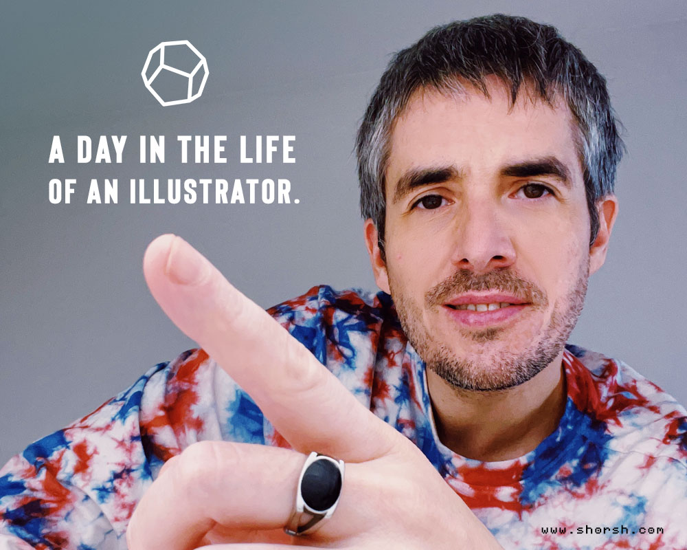 A day in the life of an illustrator: balancing client needs with creativity